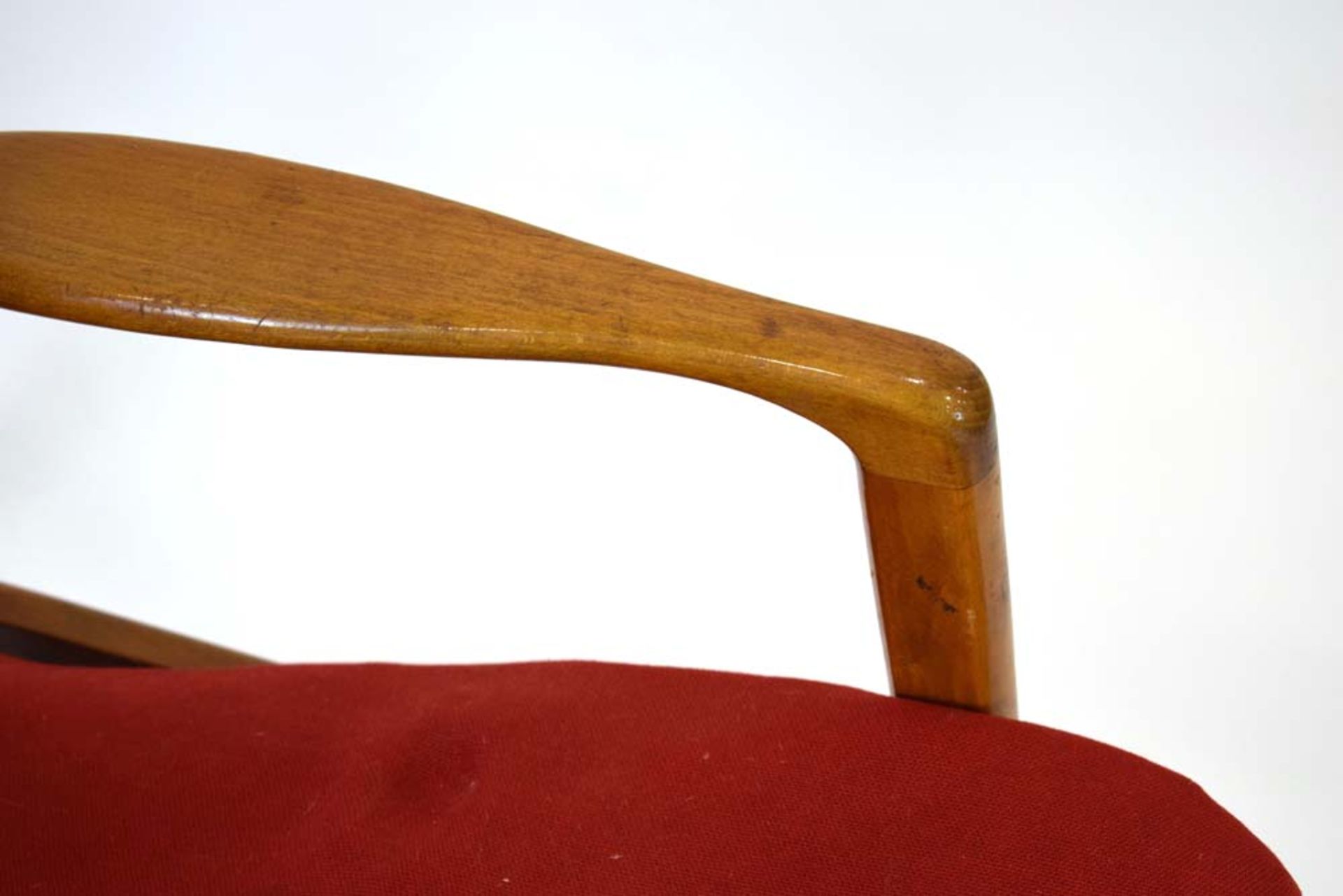 A 1970's Swedish adjustable armchair, the single-part seat and headrest on a frame of organic form, - Image 3 of 6