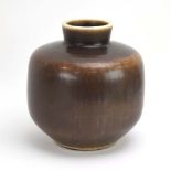 Berndt Friberg (1899-1981) for Gustavsberg, a Swedish stoneware vase,