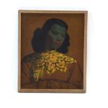After Vladimir Tretchikoff, 'Chinese Girl' or 'The Green Lady', lithographic print,