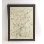 Makins (20th Century), A loose study of a tree, signed and dated '78, pen and wash,