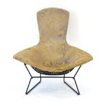 A Model 423L1 'Bird' chair designed by Harry Bertoia,