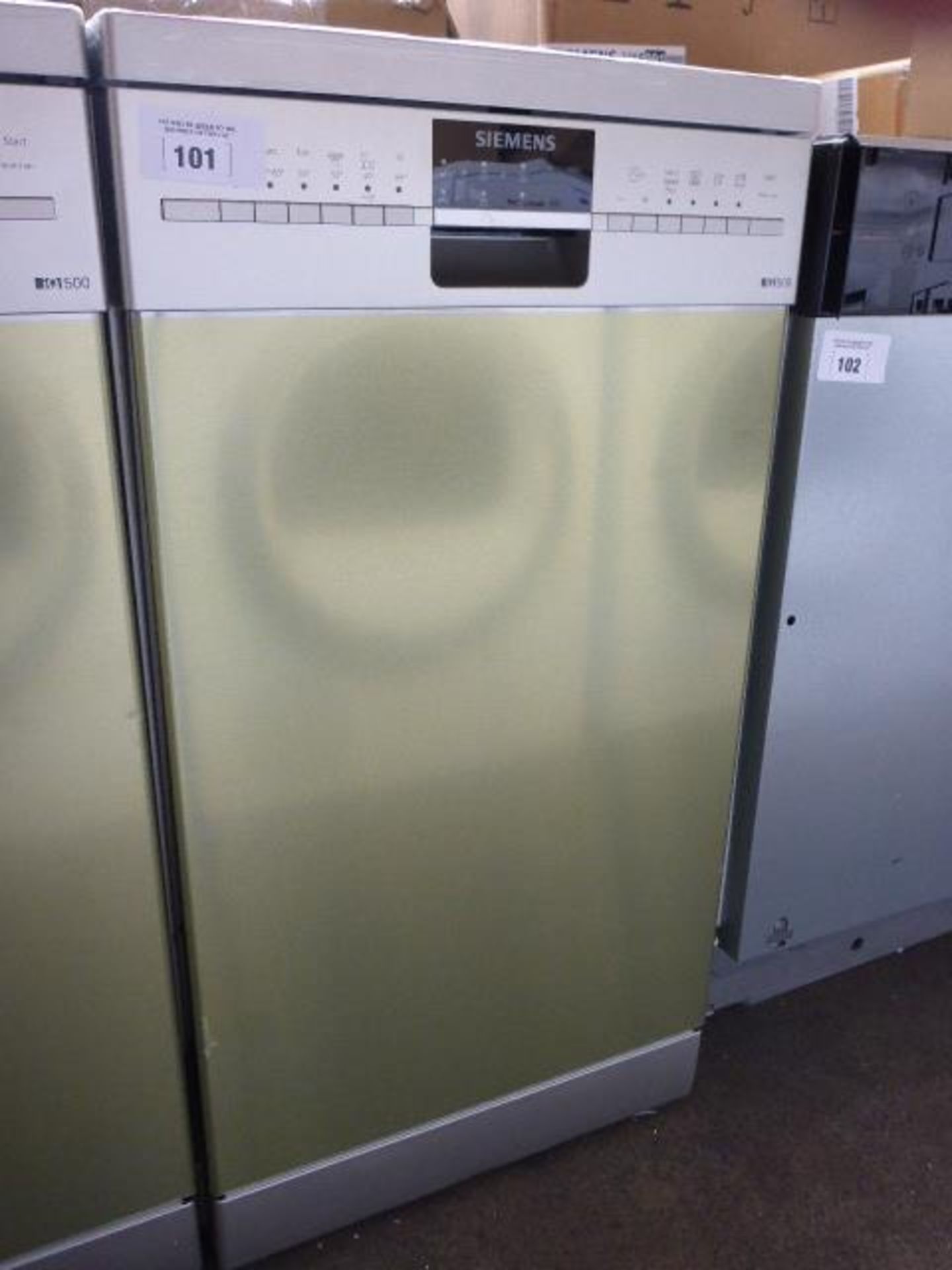 SR256I00TEB Siemens Free-standing dishwasher silver-inox