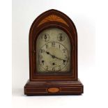 An early 20th century mantle clock, the German movement with five chimes,