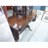 Reproduction mahogany sofa table