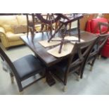 Bayside extending dining table plus 6 chairs