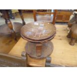 African stool/very small table