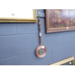 Barometer in copper case