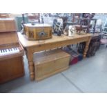 Large pine kitchen table