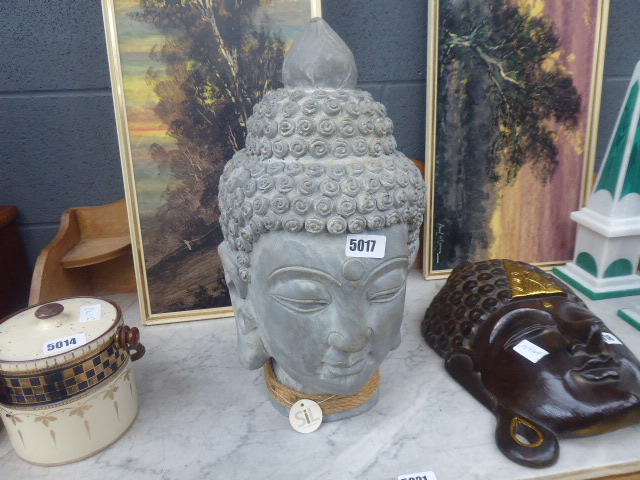 Grey Buddha's head