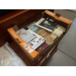 Box containing art related reference books