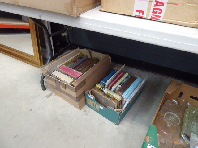 2 boxes containing childrens books plus arts and other reference books