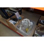 2 boxes containing a quantity of glassware and china