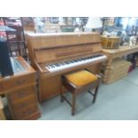 5122 - Upright piano by Challen