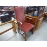 5058 - Beech framed armchair