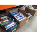 4 boxes of reference books and text books