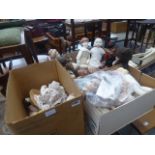 3 boxes containing childrens dolls