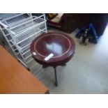 5045 Reproduction mahogany drum table