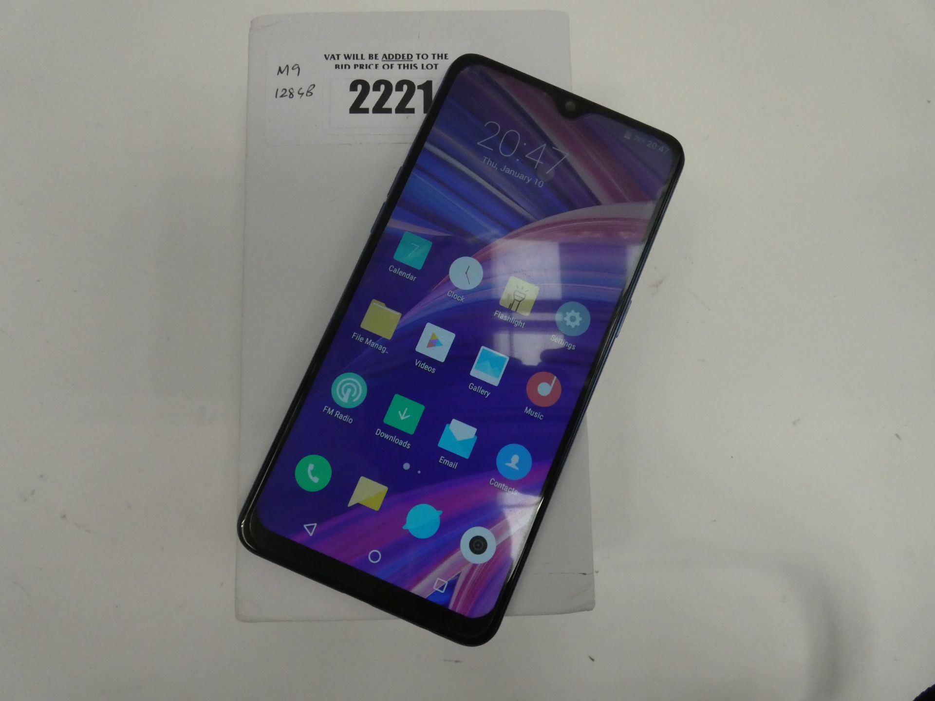 M9 128GB smartphone in box