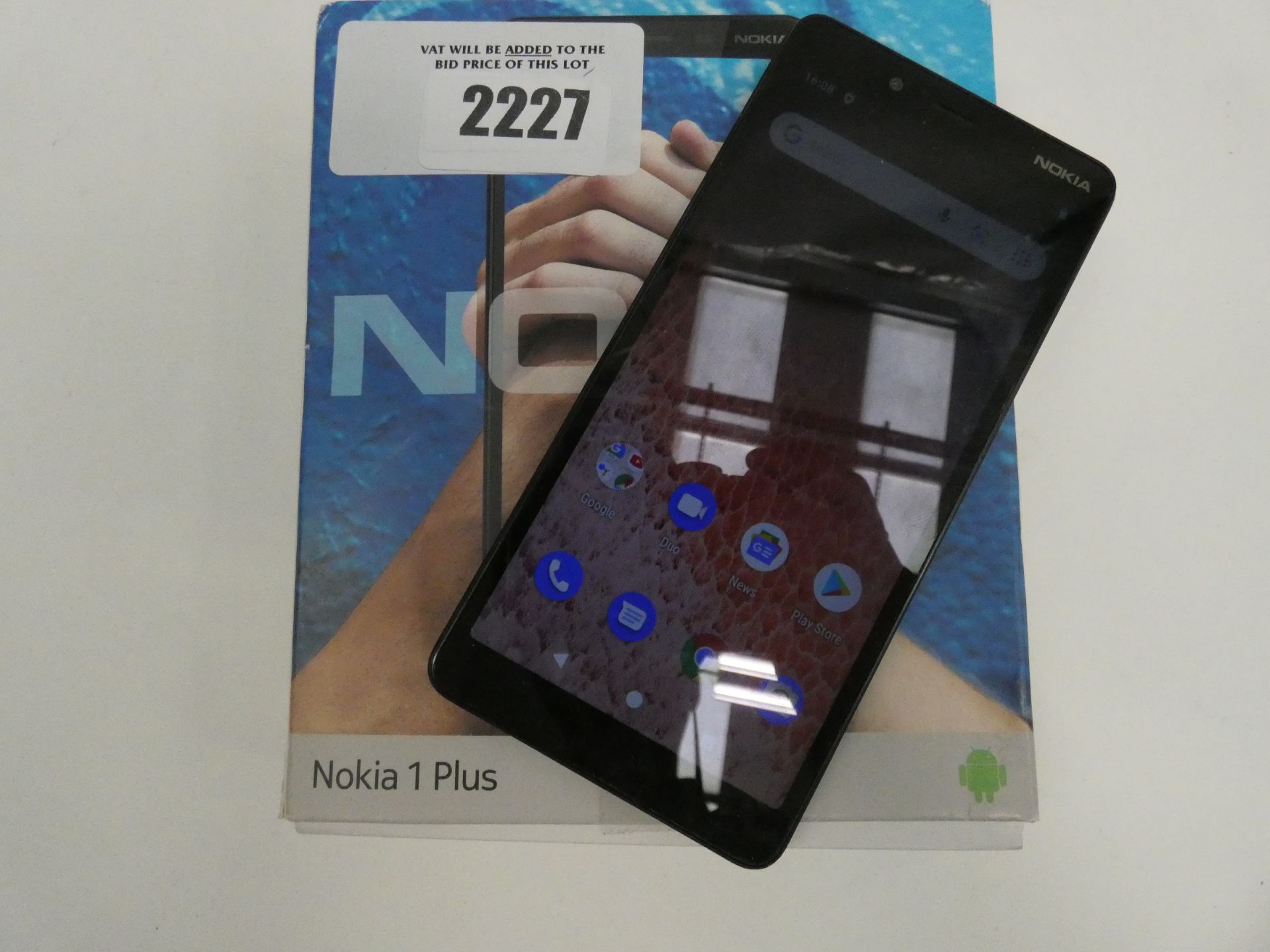 Nokia 1 plus smartphone in box
