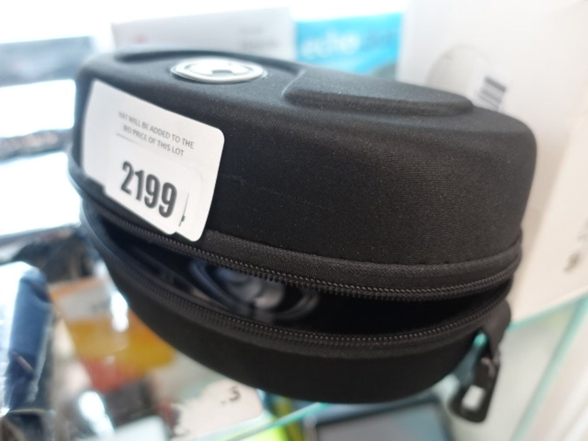 2134 - Pair of ski goggles with hard carry case