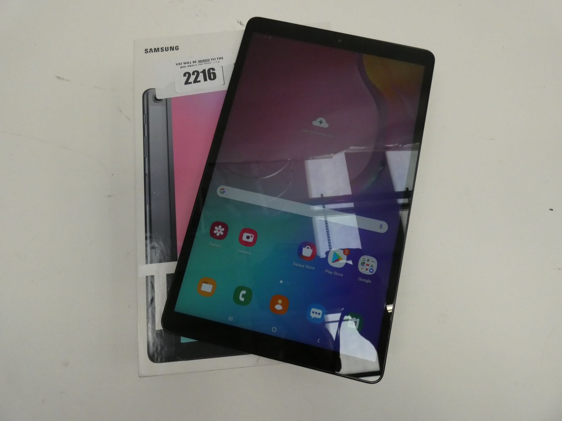Samsung Tab A 32GB tablet with box and PSU