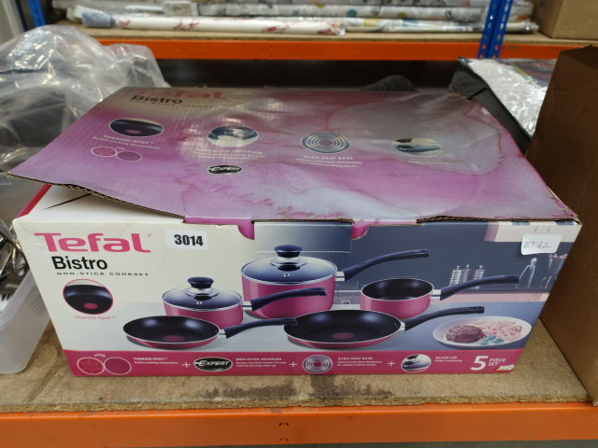 Boxed Tefal non-stick cook set