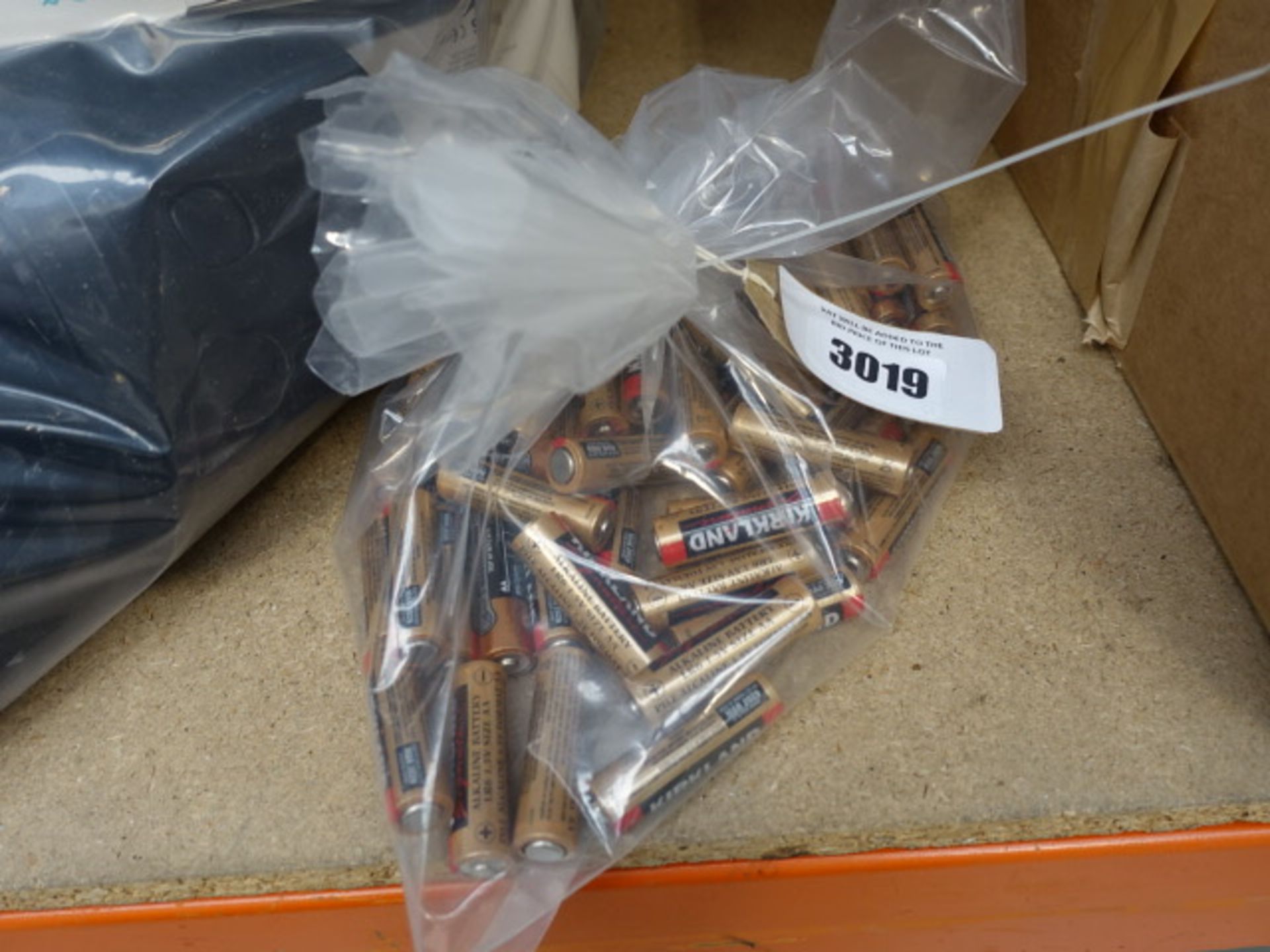 Small bag of Kirkland batteries