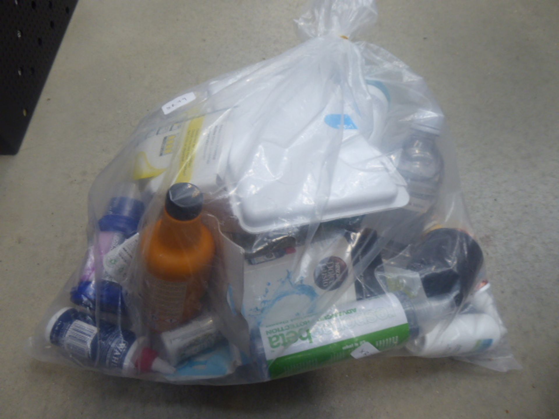 Bag of De-scaler, Karcher bottles and other glues etc