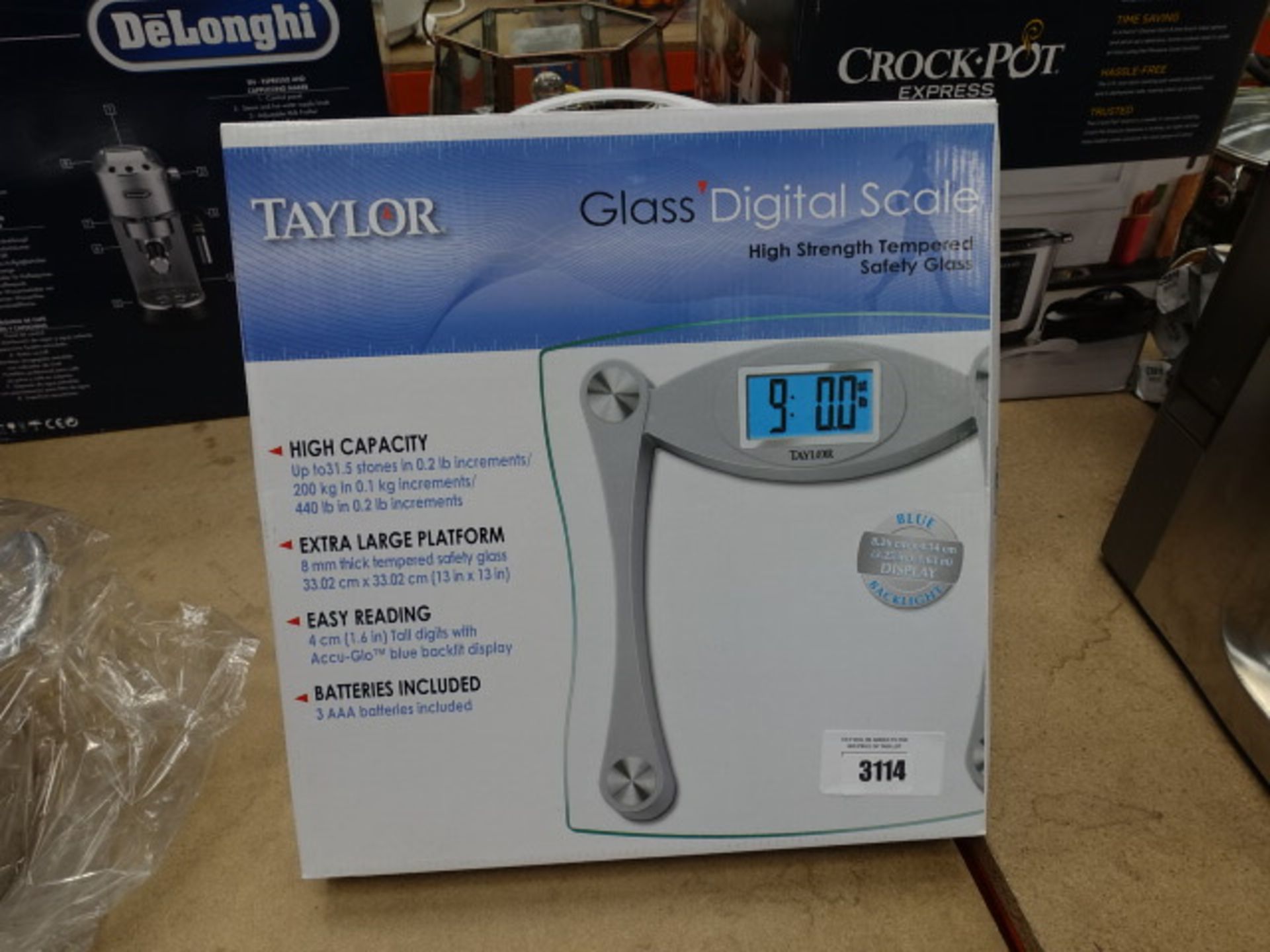 Taylor glass digital scale