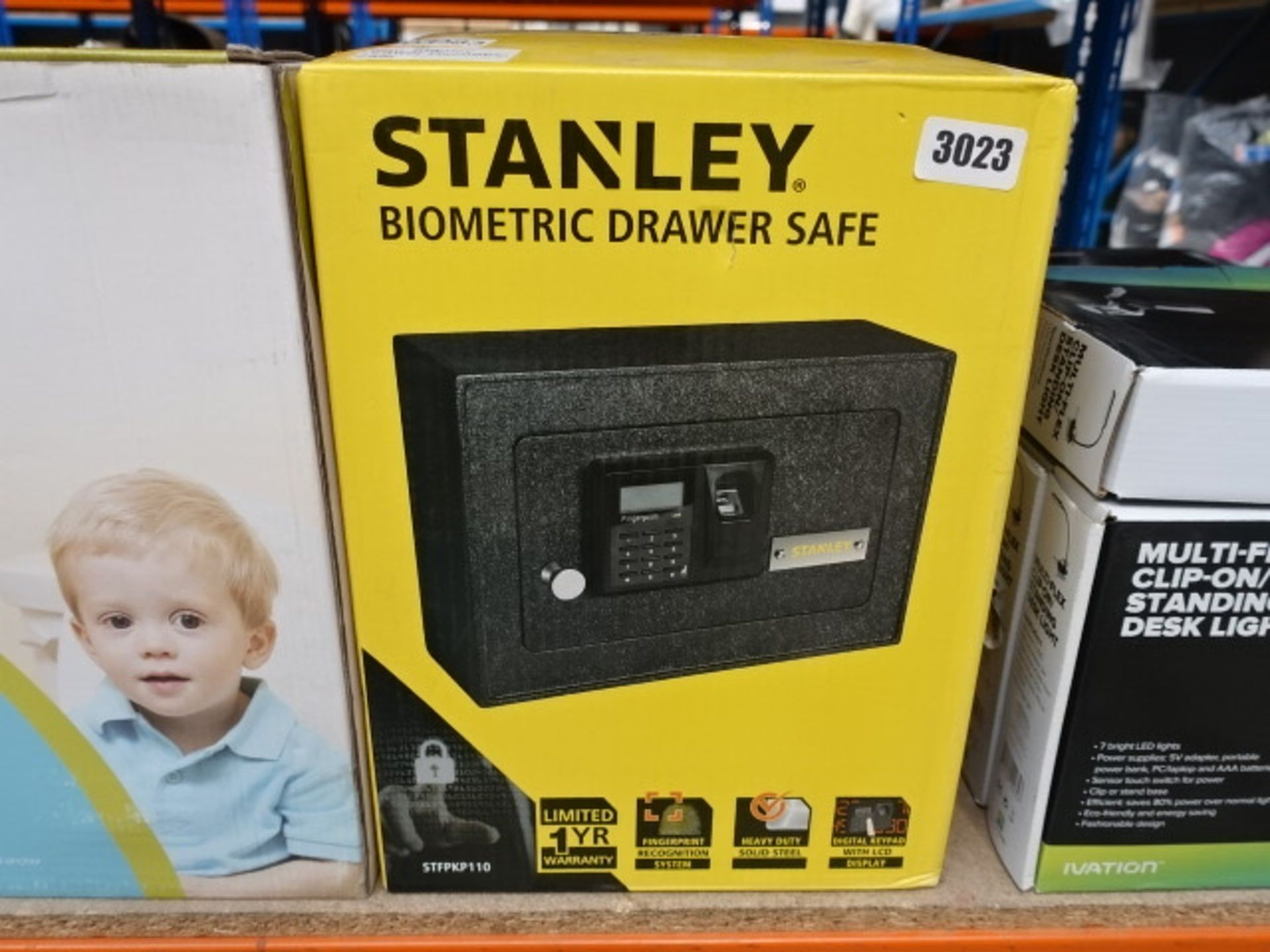 Stanley biometric drawer safe