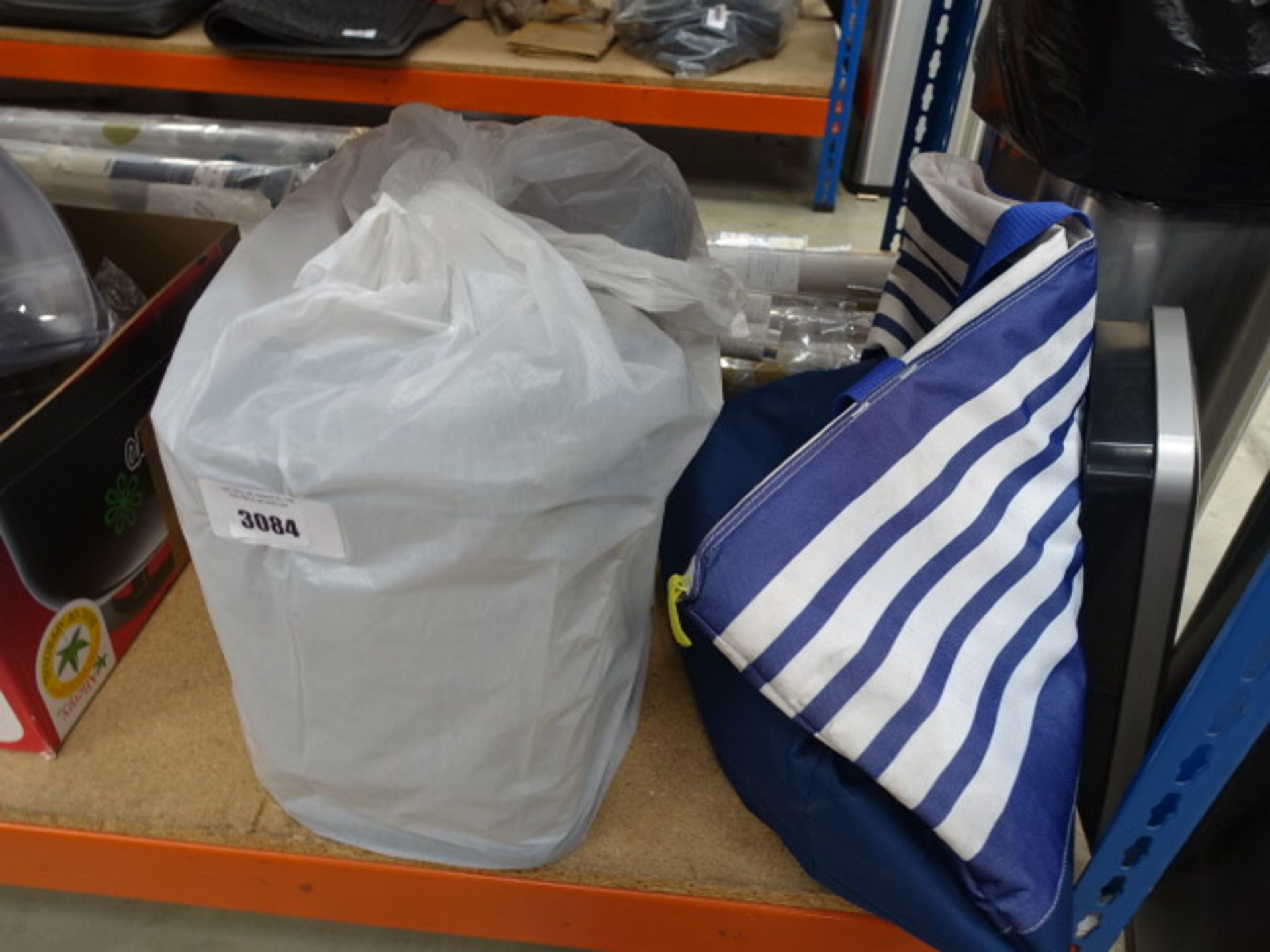 Keep cool shopping bag plus 2 mini stainless steel pedal bin