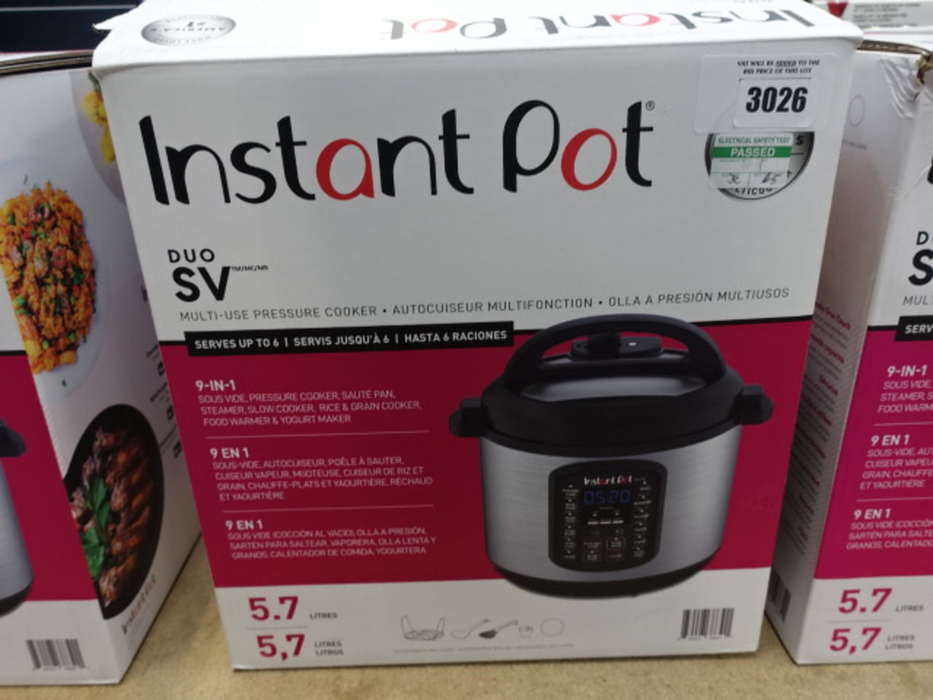 Boxed Instant Pot multi use pressure cooker