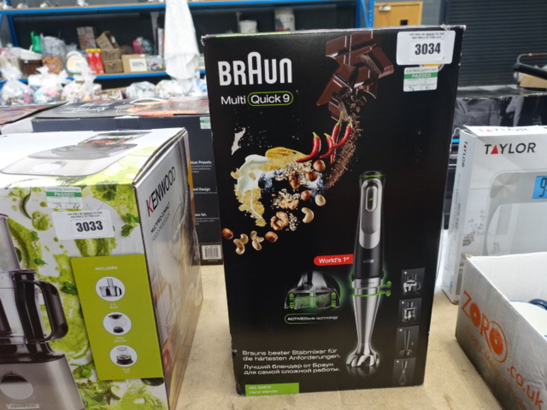 Boxed Braun MultiQuick 9 hand whisker