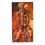 Cuan (20th Century), An anatomical study of three skeletal figures, signed and dated '70,