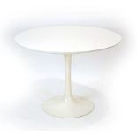 Maurice Burke for Arkana, a white bistro table,