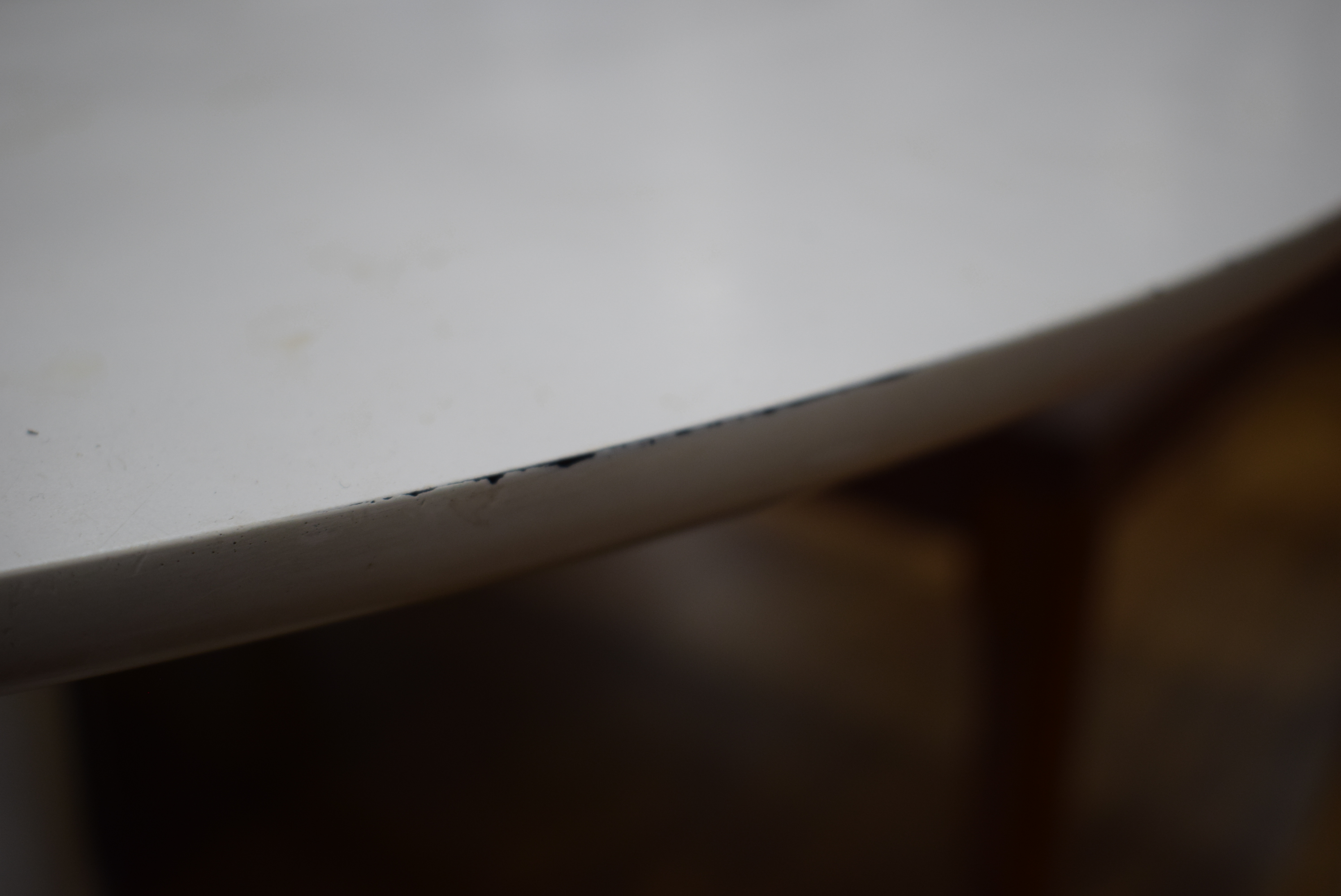 Maurice Burke for Arkana, a white bistro table, - Image 7 of 8