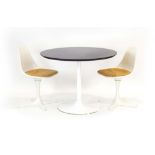 Maurice Burke for Arkana, a pair of 103 chairs together with a similar table,