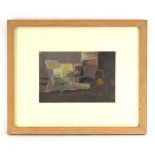 Wyn Casbolt (1914-1963), An abstract study of a grocer's cart, signed, mixed media,