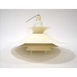 A Design Light A/S 'Carina' cream enamelled four-tier ceiling light CONDITION REPORT: