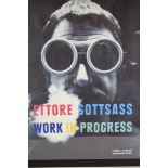 Studio Myerscough, 'Ettore Sottsass, Work in Progress', 2007 Design Museum London poster,