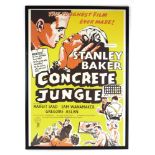 Stanley Baker: Concrete Jungle, Film poster, Anglo Amalgamated Film Distributors Ltd.