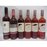 6 bottles, 4x Spanish Rose,