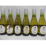 12 small bottles of Le Petit Chat Blanc 18.