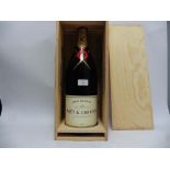 A Jeroboam of Moet & Chandon Brut Imperial Champagne with own wooden box 12% 3 litre