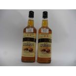 2 bottles of Old Dignity Rare Mellow Bourbon Whiskey 40% 70cl