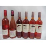 6 bottles, 4x Spanish Rose,