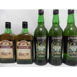 8 bottles, 5x Crabbies Green Ginger Wine 13.