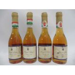 4 bottles of Royal Blue Tokaji 5 Puttonyos Aszi 2009 Hungary 11% 25cl