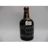 A Rare old bottle of Niepoort's 1945 Vintage Port (ullage top shoulder).