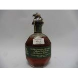 A bottle of Blanton Distilling Company Kentucky Straight Bourbon Whiskey,